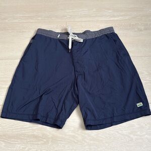 Vuori Navy Blue Board Shorts